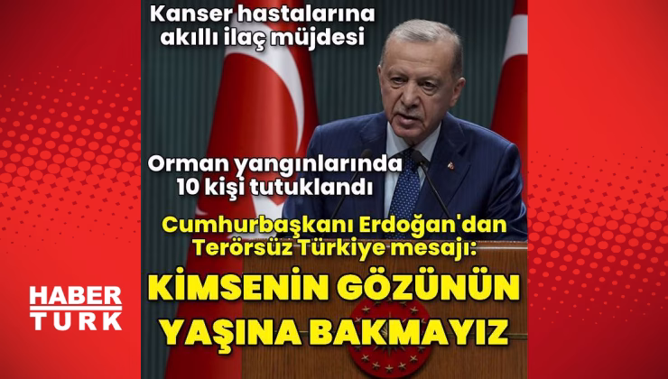 Cumhurbaşkanı Recep Tayyip Erdoğan'dan açıklamalar