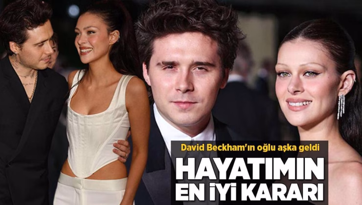 David Beckham’ın oğlu aşka geldi! Seninle evlenmek hayatımın en iyi kararıydı