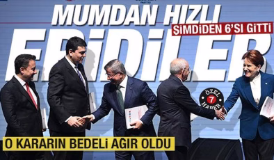 Deva Partisi mumdan hızlı eridi: 14 milletvekilinin 6’sı gitti