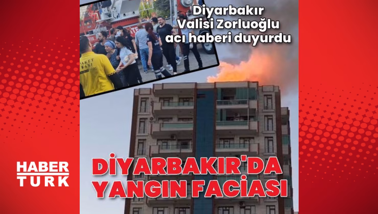 Diyarbakır'da 13 katlı binada yangın! | Son dakika haberleri