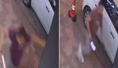 Eski çalışanını sokakta satırla kovaladı! | Son dakika haberleri