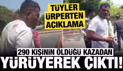 Hindistan’da 290 kişinin öldüğü uçak kazasından yürüyerek çıktı: Tüyler ürperten açıklama