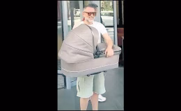 İkinci toruna davullu karşılama