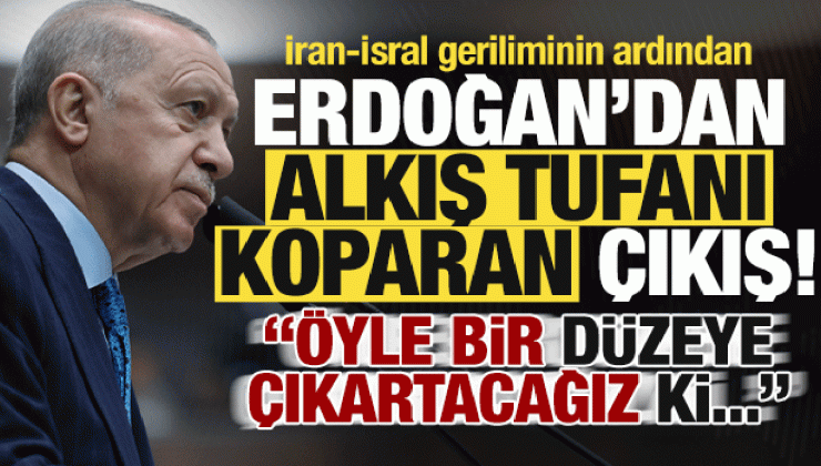 İran-İsrail gerilimine ilişkin Erdoğan’dan alkış tufanı koparan son dakika çıkışı!