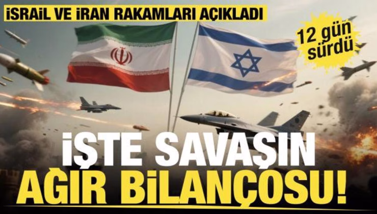 İran-İsrail savaşında can kayıpları açıklandı! 12 günde ağır bilanço!