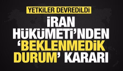 İran’dan ‘beklenmedik durum’ kararı! Hükümet sözcüsü duyurdu: Yetkiler devredildi