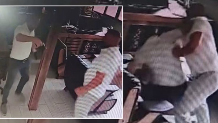 İş insanı Aykut Karagöz'ü öldüren boğuşma! Dehşet anı kamerada | SON DAKİKA HABERİ | Son dakika haberleri