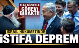 İsrail’de kriz! Hükümette istifa depremi: Görevini bıraktı