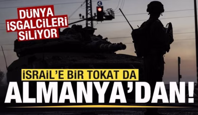İsrail’e bir tokat da Almanya’dan! Dünya işgalcileri siliyor