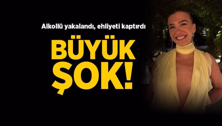 Melisa Döngel’e şok! Alkollü yakalandı, ehliyeti kaptırdı