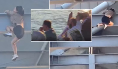 O anlar kamerada… Çay ve çekirdekle film gibi izlediler | SON DAKİKA HABERLERİ | Son dakika haberleri