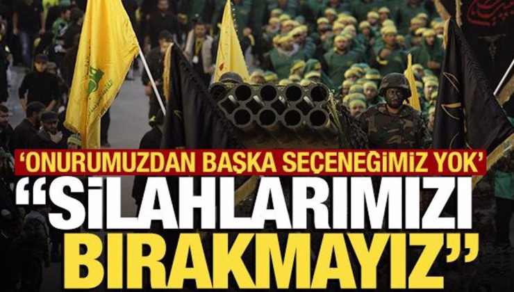 Onurumuzdan başka seçeneğimiz yok: Hizbullah’tan silah kararı