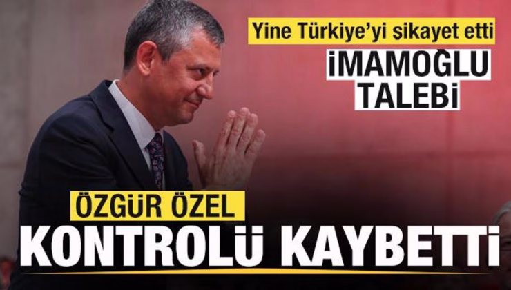 Özgür Özel, Almanya’da yine Türkiye’yi hedef aldı! İmamoğlu talebi! Tepki çeken sözler