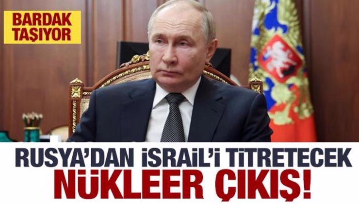 Rusya’dan İsrail’i titretecek nükleer açıklama! Bardak taşıyor…