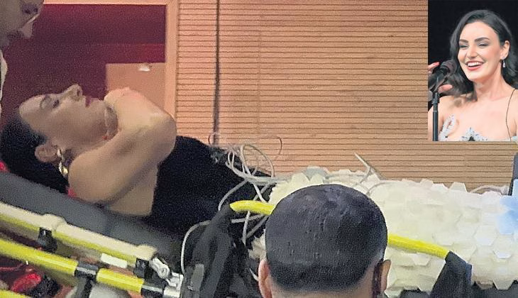 Sahne sırasında fenalaştı