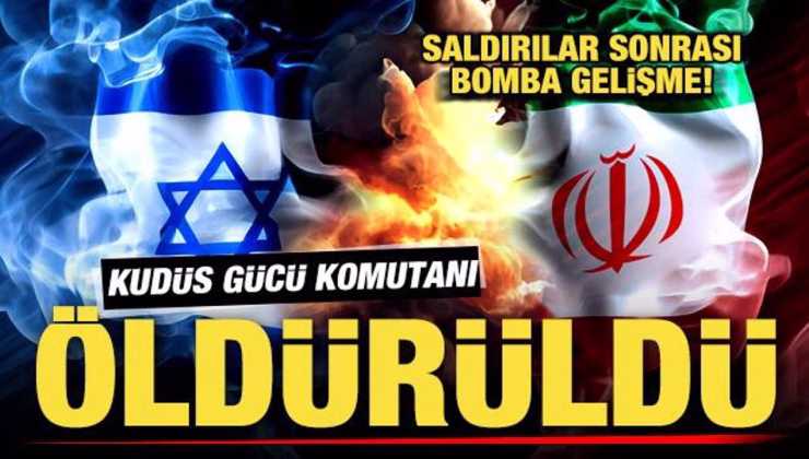 Saldırılar sonrası bomba gelişme: Kudüs Gücü Komutanı öldürüldü