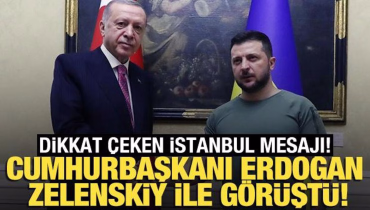 Son dakika: Cumhurbaşkanı Erdoğan ve Zelenski’den sürpriz görüşme!
