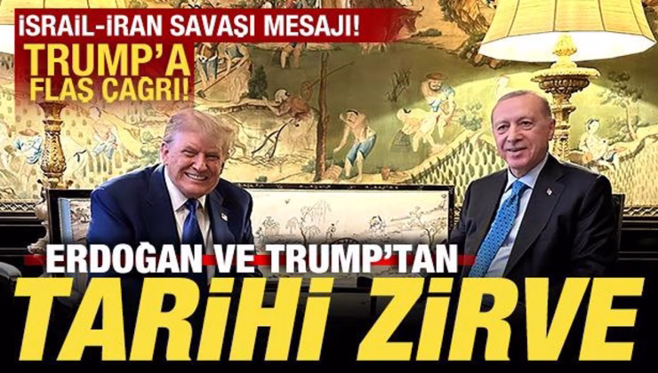 Son dakika: Erdoğan ve Trump’tan Lahey’de tarihi zirve! Erdoğan’dan, Trump’a flaş çağrı