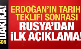 Son dakika: Erdoğan’ın tarihi teklifi sonrası Rusya’dan ilk açıklama!