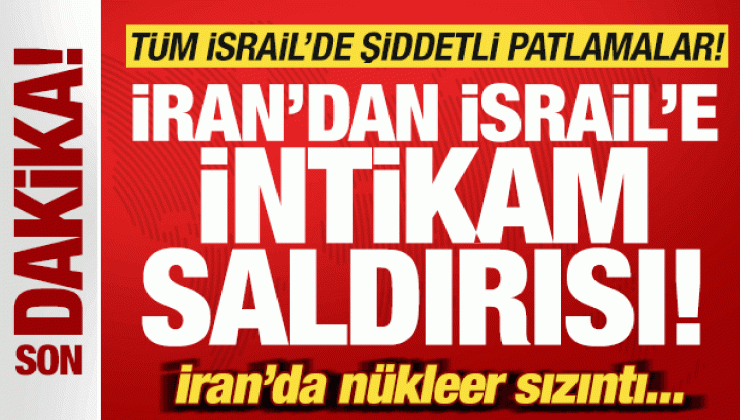 Son dakika: İran’dan İsrail’e intikam saldırısı! Tel Aviv’de şiddetli patlamalar