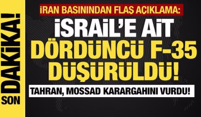 Son dakika… İran basınından flaş açıklama: ‘İsrail’e ait dördüncü F-35 düşürüldü!’