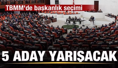 TBMM’de yeni başkan seçiliyor! 5 aday yarışacak