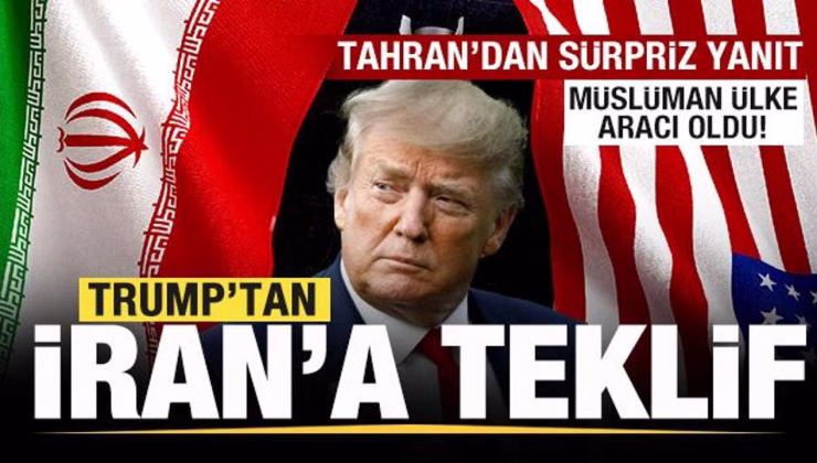 Trump’tan, İran’a teklif! Tahran’dan sürpriz yanıt! Müslüman ülke aracı oldu