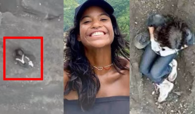 Yanardağa düşen kadın can verdi