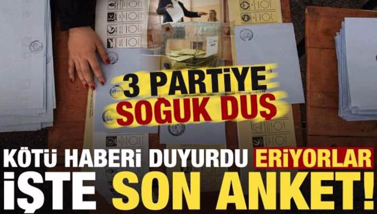 3 partiye soğuk duş, kötü haberi duyurdu! Eriyorlar, işte GENAR’ın son anket sonuçları…