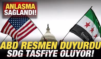ABD son dakika duyurdu! Terör örgütü SDG tasfiye oluyor! Anlaşma sağlandı