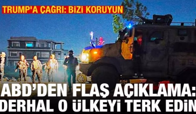 ABD’den Suriye çağrısı: Ülkeyi terk edin