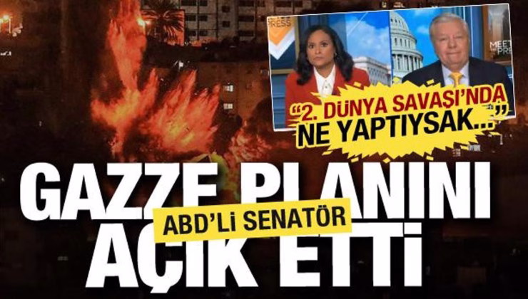 ABD’li senatörden acımasız Gazze itirafı: İkinci Dünya savaşında ne yaptıysak…