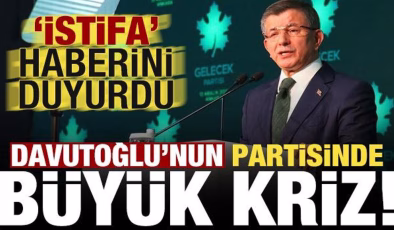 Ahmet Davutoğlu’na peş peşe kötü haberler! İstifa edeceklerini duyurdu…