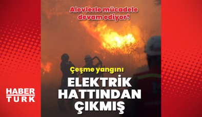 Alevler bu kez Çeşme'de! Yazlıkların olduğu alanda alarm! | Son dakika haberleri