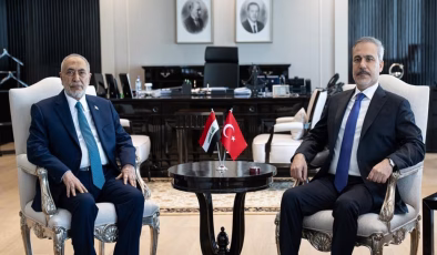 Bakan Fidan, Irak Temsilciler Meclisi Başkanı Meşhedani ile görüştü