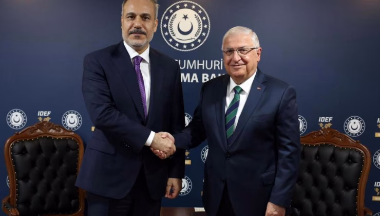 Bakanı Fidan ve Bakan Güler baş başa görüştü