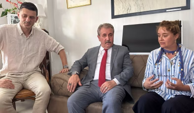 BBP Genel Başkanı Destici, Minguzzi ailesini ziyaret etti