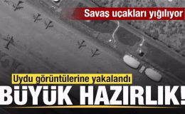 Büyük hazırlık! Savaş uçakları yığılıyor! Uydu görüntülerine yansıdı