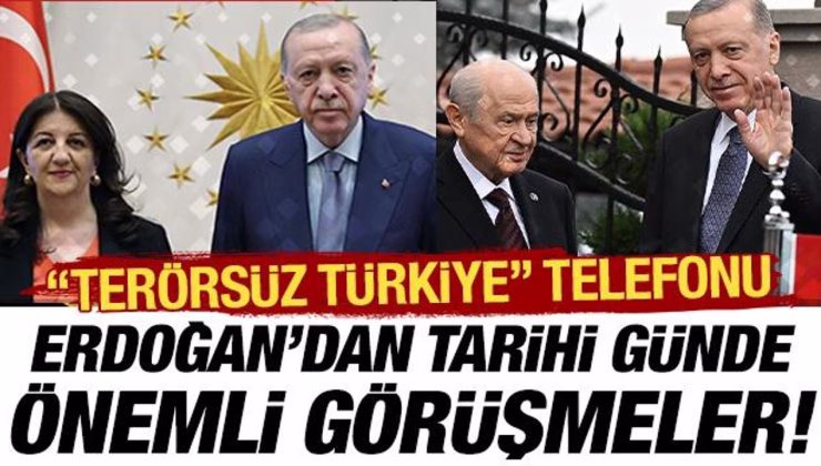 Cumhurbaşkanı Erdoğan, Bahçeli ve Buldan ile görüştü