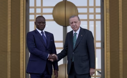 Cumhurbaşkanı Erdoğan, Gabon Cumhurbaşkanı Nguema ile görüştü