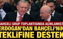 Cumhurbaşkanı Erdoğan’dan Bahçeli’nin teklifine destek