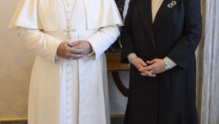 Emine Erdoğan, Papa 14. Leo ile görüştü