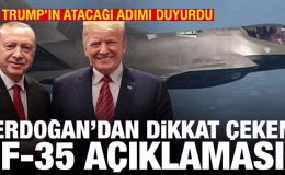 Erdoğan’dan F-35 açıklaması: Trump döneminde peyderpey teslim edilecektir