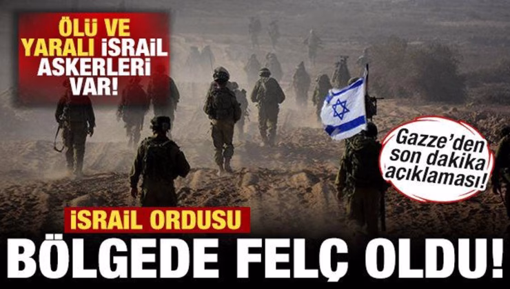 Gazze’den son dakika duyurusu! İsrail ordusu bölgede felç oldu: Ölü ve yaralı askerler var