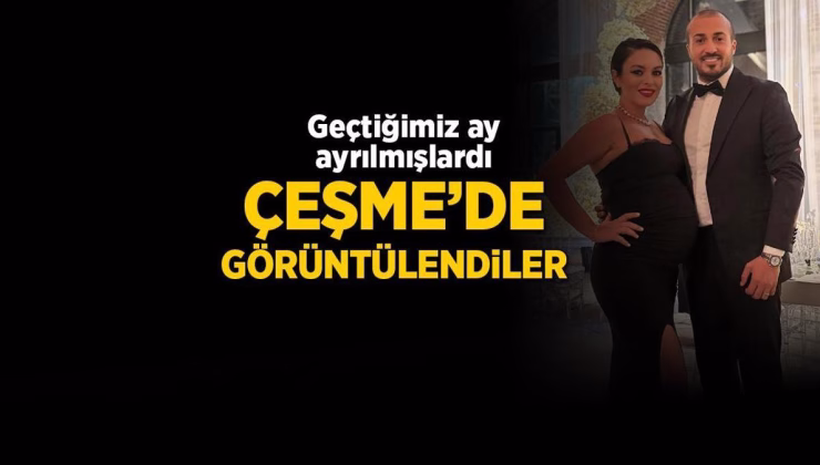Geçtiğimiz ay ayrıldılar! Ezgi Mola ve Mustafa Aksakallı Çeşme’de görüntüledi