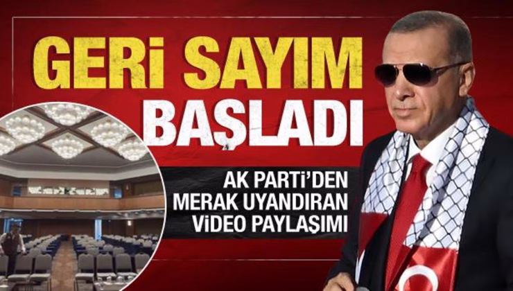 Gözler Erdoğan’da! Tarihi konuşma öncesi AK Parti’den sürpriz video