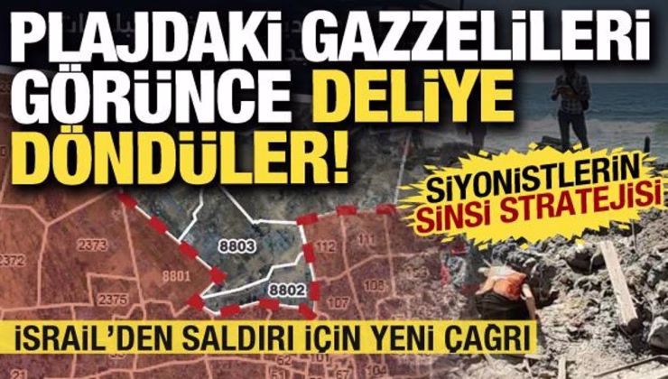 İsrail’den Gazze’ye yeni saldırı çağrısı: Plajdaki Gazzelileri görünce deliye döndüler!