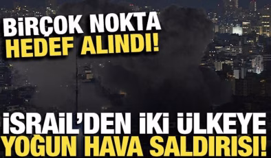 İsrail’den Lübnan ve Yemen’e hava saldırısı!