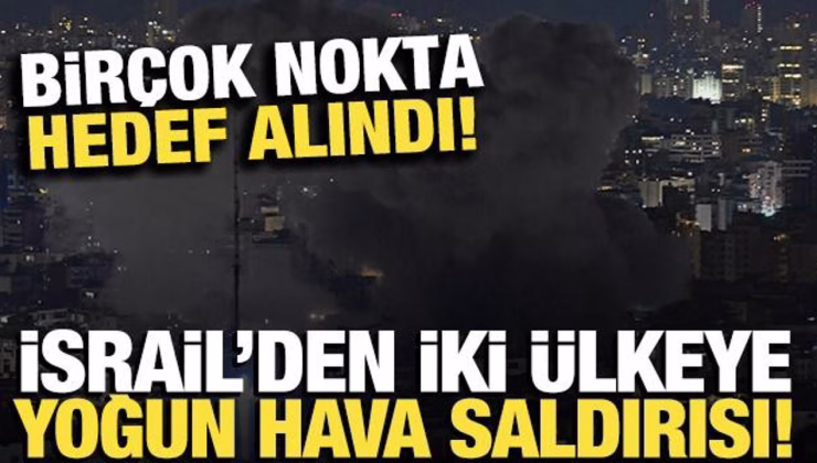 İsrail’den Lübnan ve Yemen’e hava saldırısı!