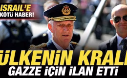 İsrail’e kötü haber! Ülkenin Kralı Gazze için resmen ilan etti! Tarihe geçti